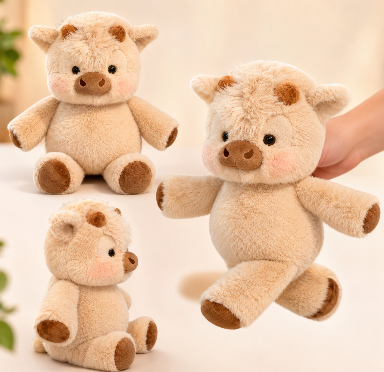 Peluche vaquita Achuchable